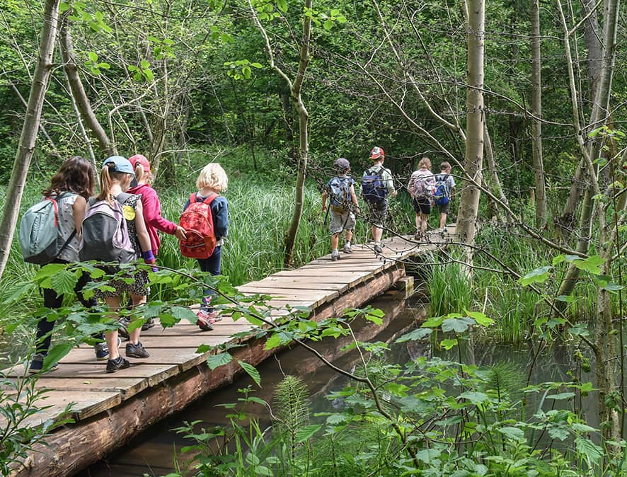 Atelier en ecole enfants plan eau