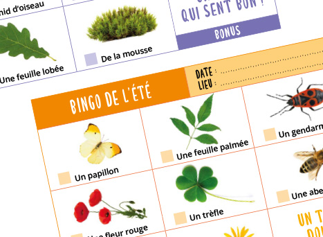 Fiche jeu ext bingo nature printemps vign