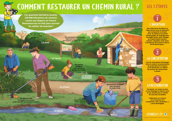 Comment restaurer un chemin rural ?